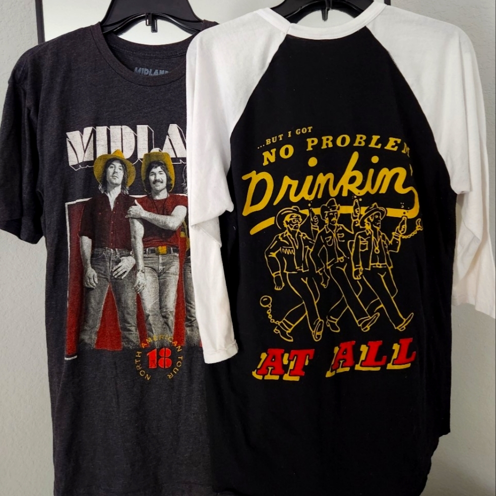 Two Midland shirts great condition
